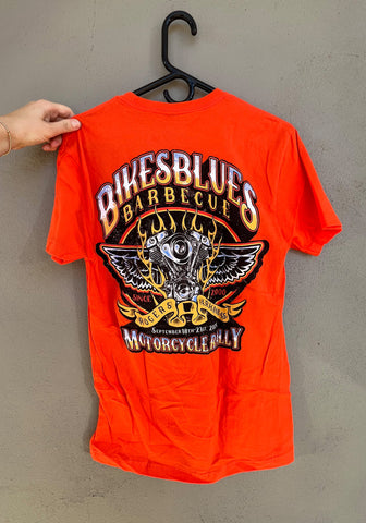 2024 Flame & Engine Classic Orange Short Sleeve