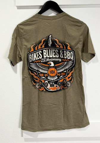 2025 Eagle and Flames Triblend Tshirt